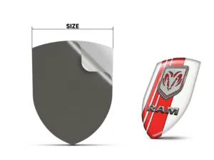 Dodge Heckscheibenaufkleber Stern Premium Universal Auto